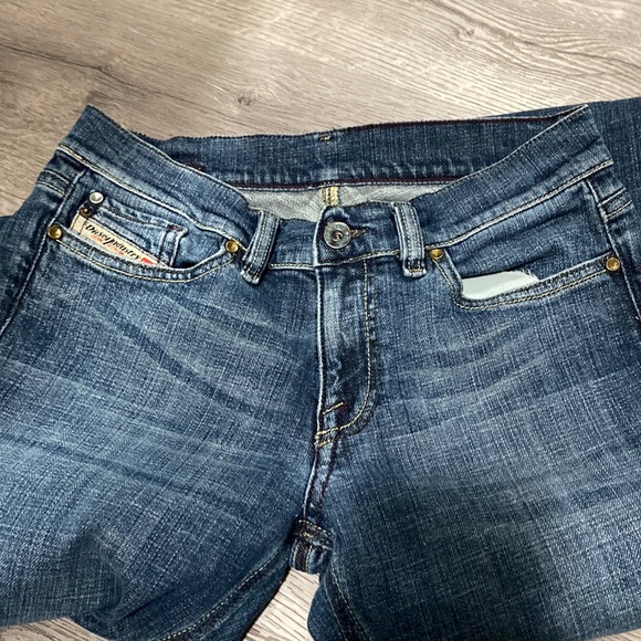 Diesel Bootcut Frayed Hem Jeans - Picture 3 of 10